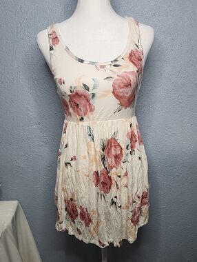 Annabelle Cream with Rose Print Maternity